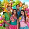 Summer Tropical Balloon Arch Kit (Rainbow, Hot Pink, Green, Orange, Lime Green, Teal, Blue, Yellow, Gold)